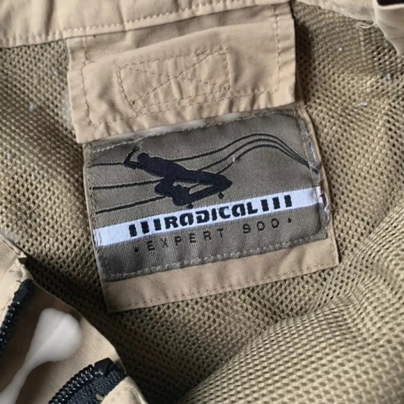 Skateboard Pants Technical Drop Seat Zipper Khaki 30X32 Relaxed Fit - Picture 11 of 11